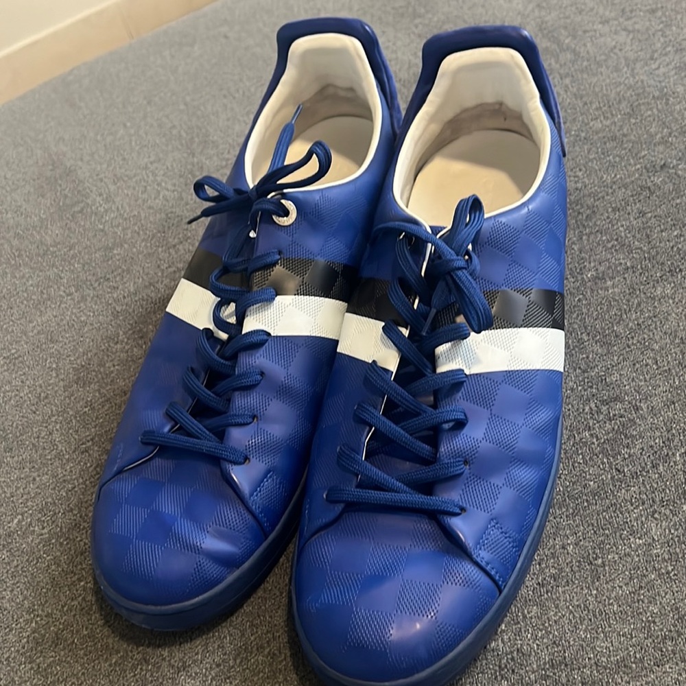 Louis Vuitton blue sneakers